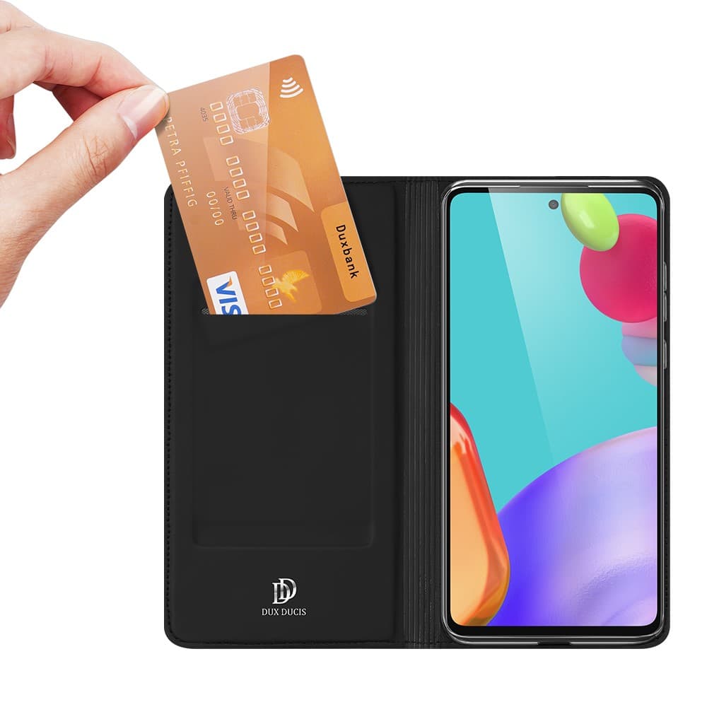 Dux Ducis Skin Pro Plånboksfodral till Galaxy A52 4G/5G & A52s 5G - Svart
