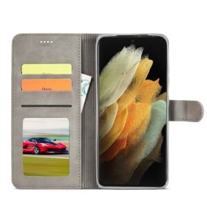 LC.IMEEKE Fodral för Samsung Galaxy S21 Ultra - Grå