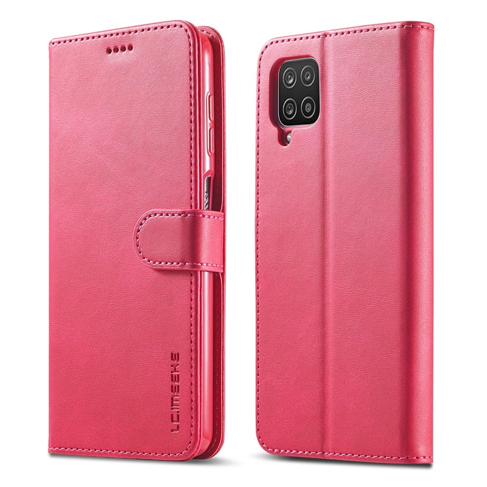 LC.IMEEKE Plånboksfodral för Galaxy A12 5G - Rosa