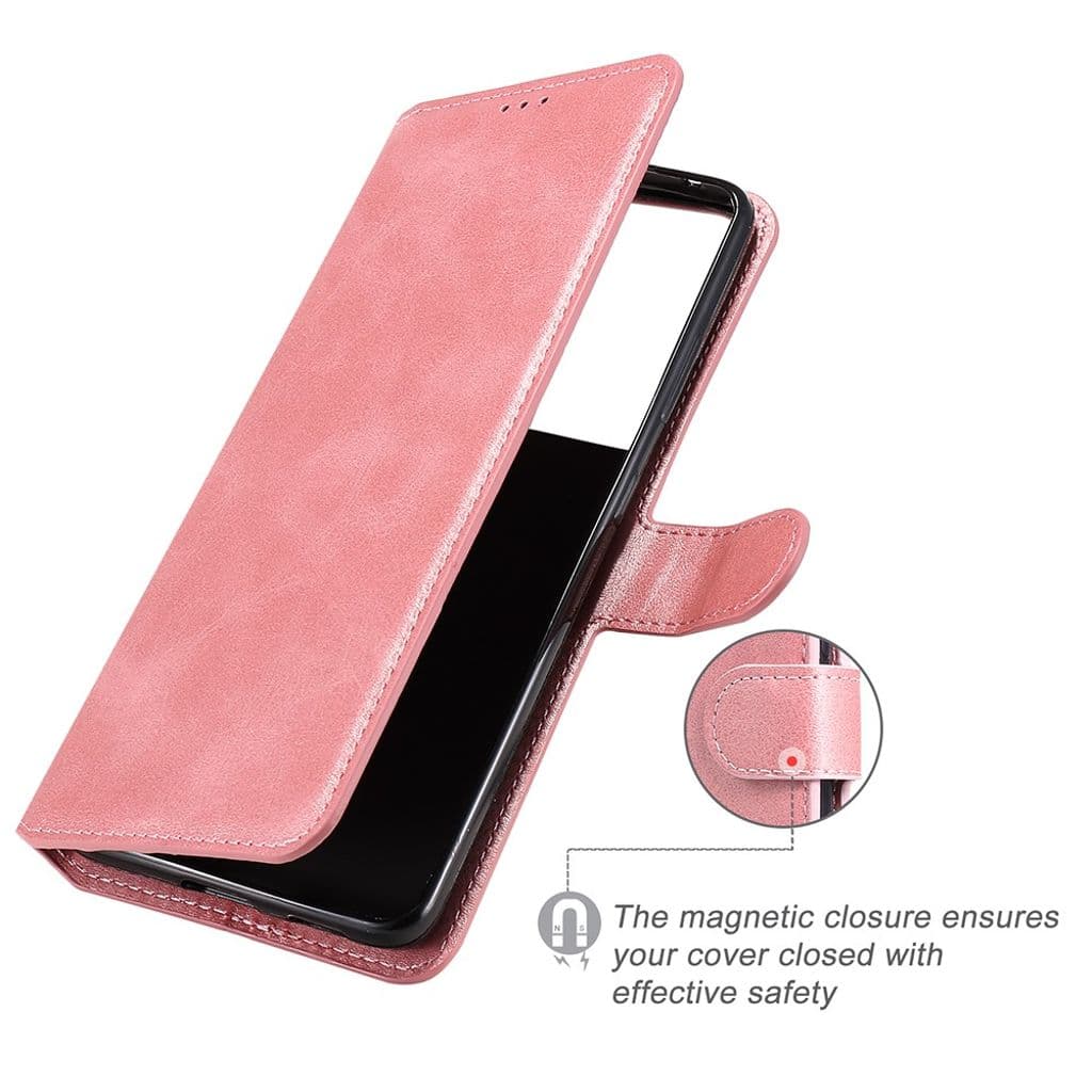 Samsung Galaxy S21 Ultra 5G premium plånboksfodral - Roséguld