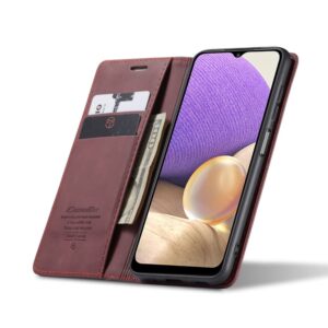 CASEME 013 Plånboksfodral för Samsung Galaxy A32 5G - Röd