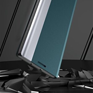 Vikbart Samsung Galaxy S21 Ultra 5G fodral med ett stativ - Grön