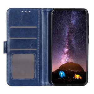 Samsung Galaxy S22 5G premium plånboksfodral - Blått