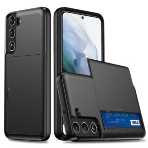 Samsung Galaxy S22 5G skal med en korthållare - Svart
