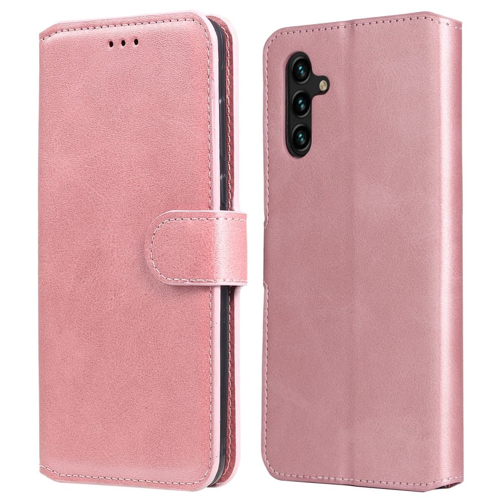 Samsung Galaxy A13 5G/ A04s 4G Classic Stand Flip Fodral - Roséguld