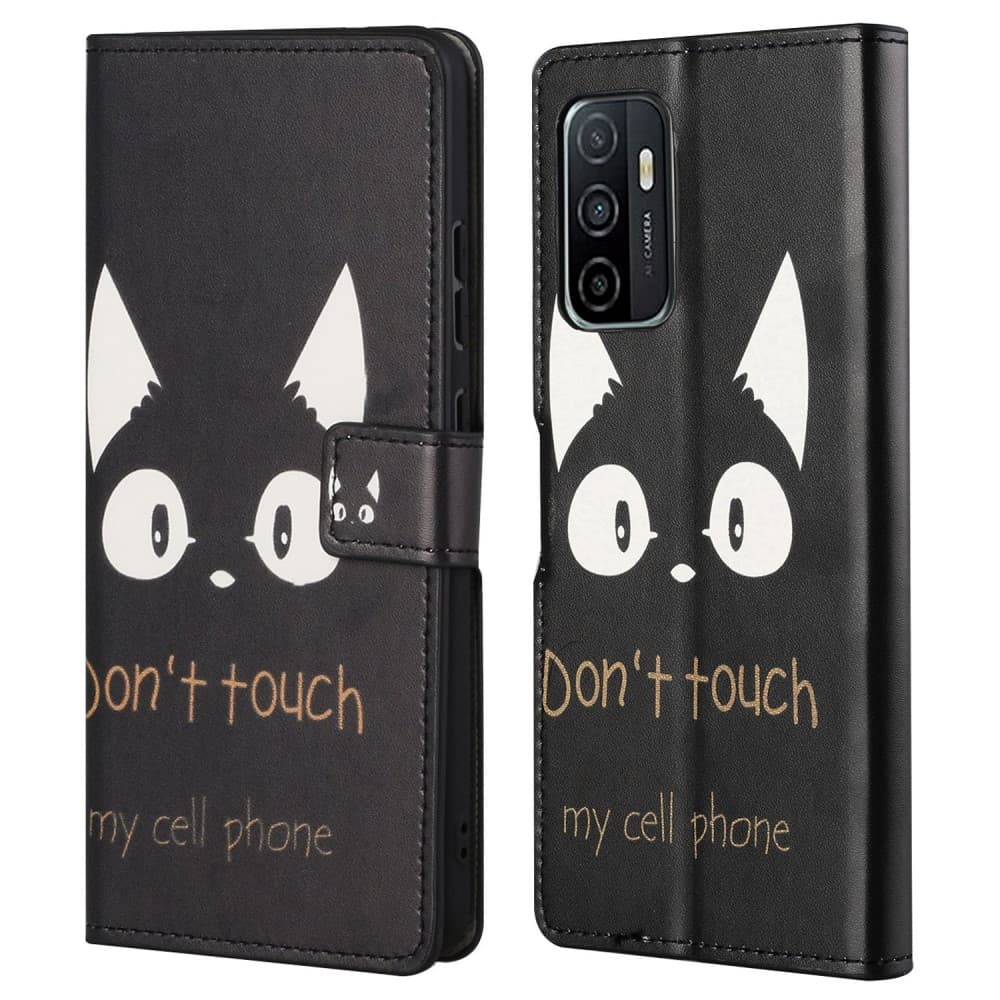 Samsung Galaxy A53 5G premium plånboksfodral - Don't Touch My Cell Phone