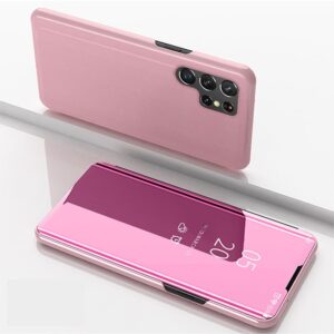 Samsung Galaxy S22 Ultra 5G flipfodral -Rosé