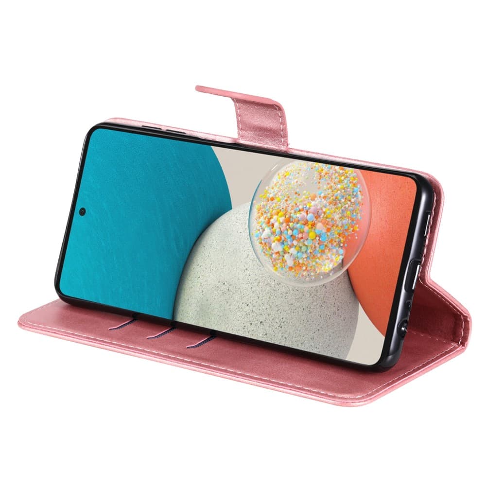 Samsung Galaxy A53 5G premium plånboksfodral - Rosé