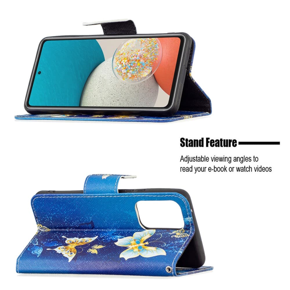 Samsung Galaxy A53 5G premium plånboksfodral - Golden Butterfly