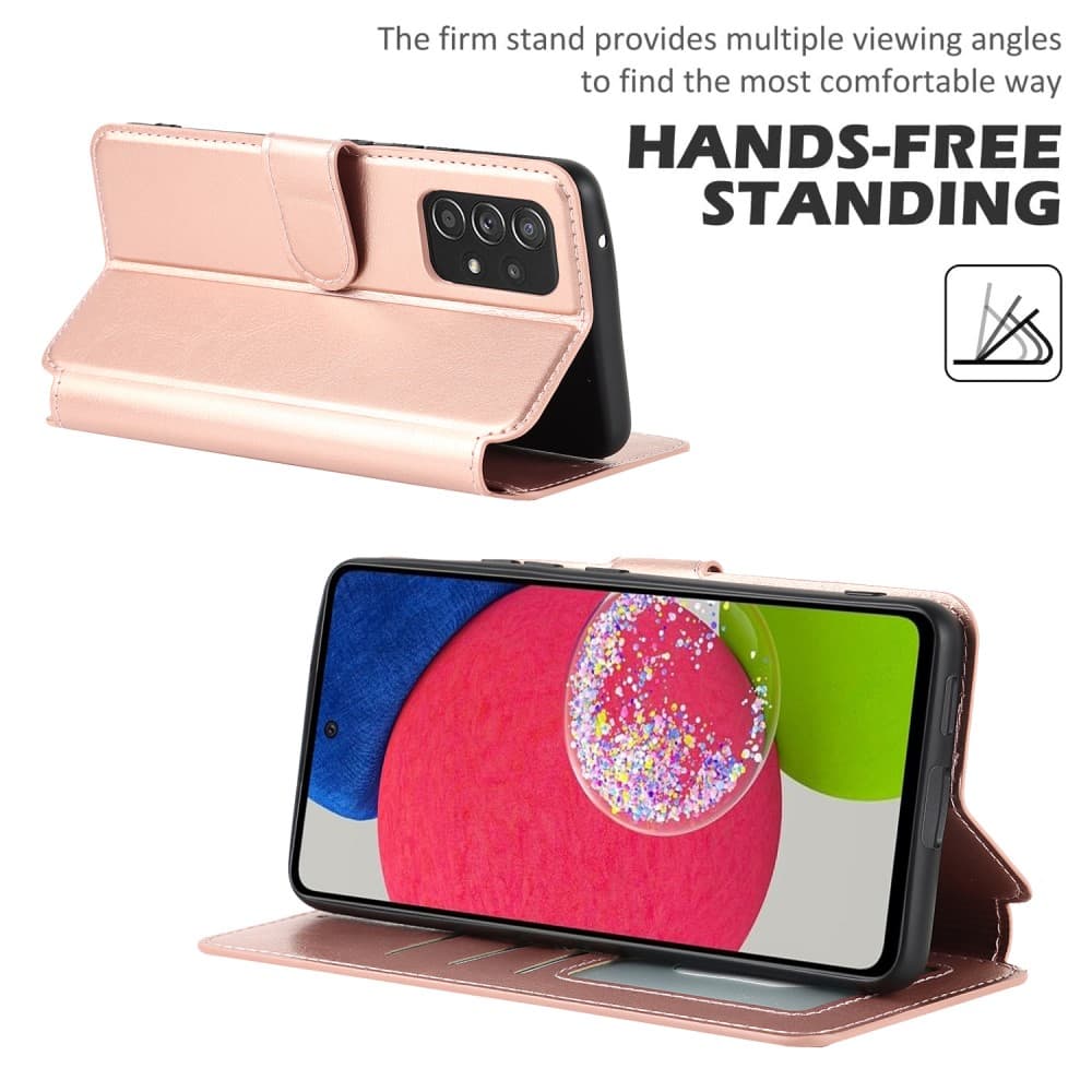 Samsung Galaxy A53 5G premium plånboksfodral - Rosé