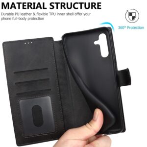 Samsung Galaxy A13 5G/ A04s 4G RFID Blocking Retro Fodral - Svart