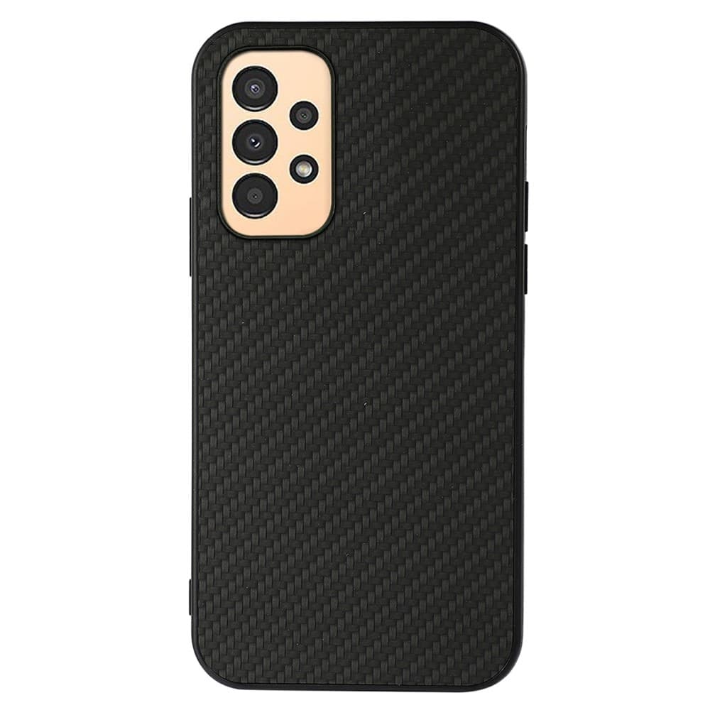 Carbon Fiber Texture Samsung Galaxy A13 4G skal - Svart