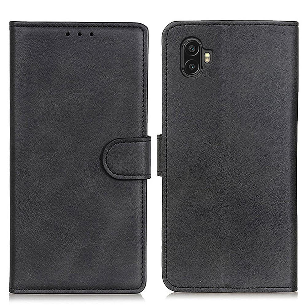 Samsung Galaxy Xcover 6 Pro Full Coverage Premium Plånboksfodral - Svart