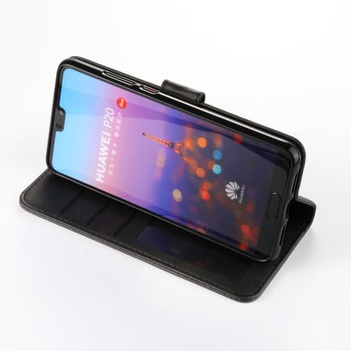 LC.IMEEKE Plånboksfodral till Huawei P20 Pro - Svart