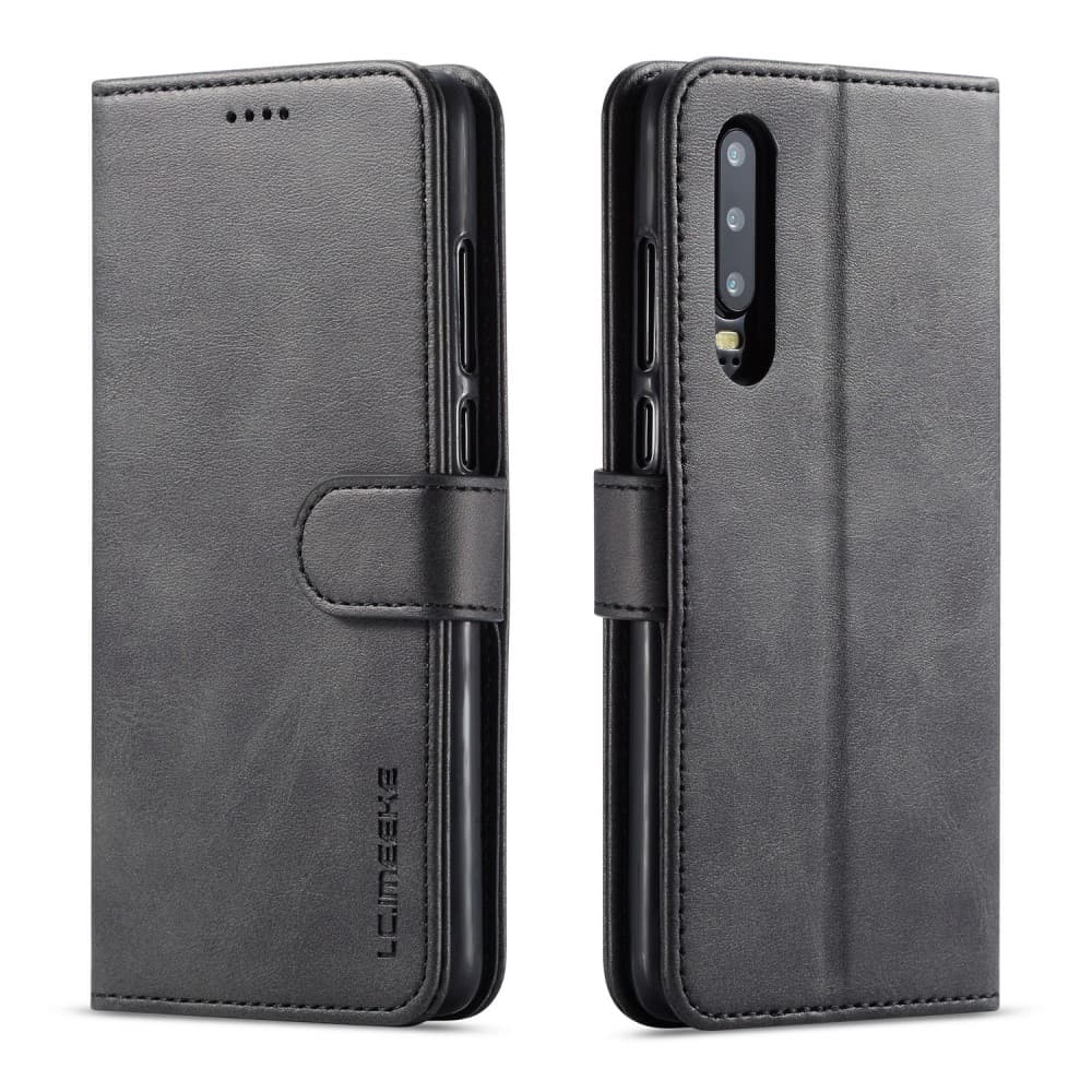 LC.IMEEKE Plånboksfodral för Huawei P30 - Svart