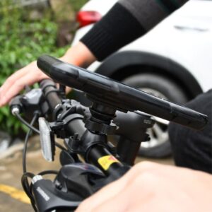 Vattentät S2102 Mobilhållare för Cykel/MC - Svart