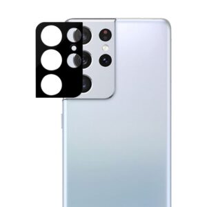 Linsskydd i Härdat Glas för Galaxy S21 Ultra 5G - Svart