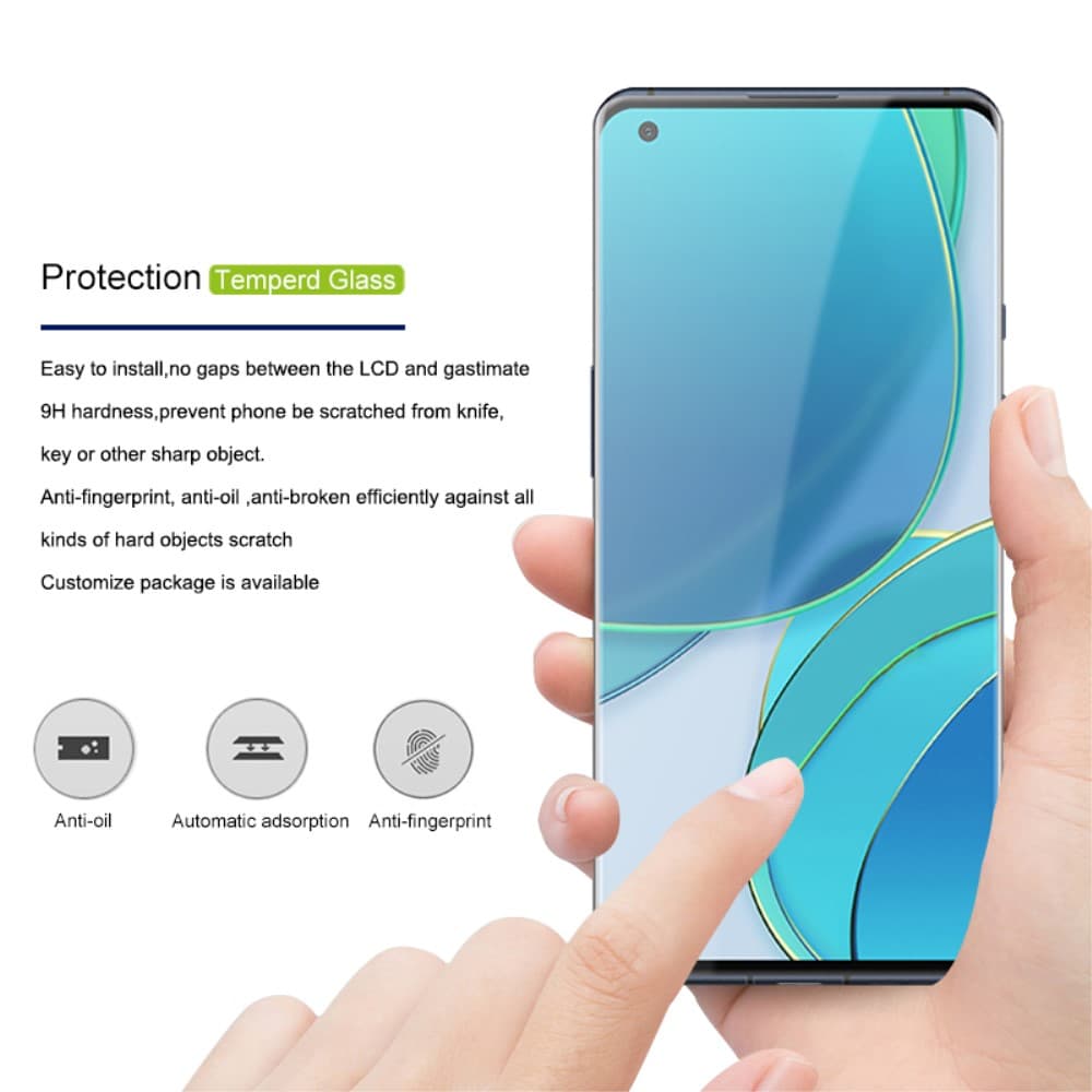 MOCOLO 3D Skärmskydd i Härdat Glas för OnePlus 9 Pro