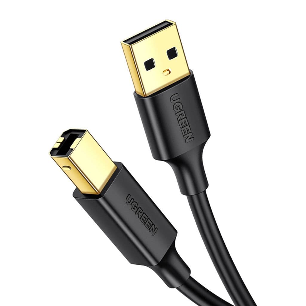 Ugreen USB-A till USB-B Skrivare Kabel 3m - Svart
