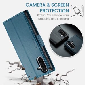 CASEME Samsung Galaxy A56 5G Fodral med RFID-blockering - Blå