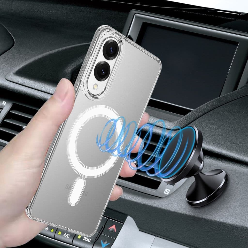 Samsung Galaxy S25 Edge MagSafe Skal i Akryl - Transparent