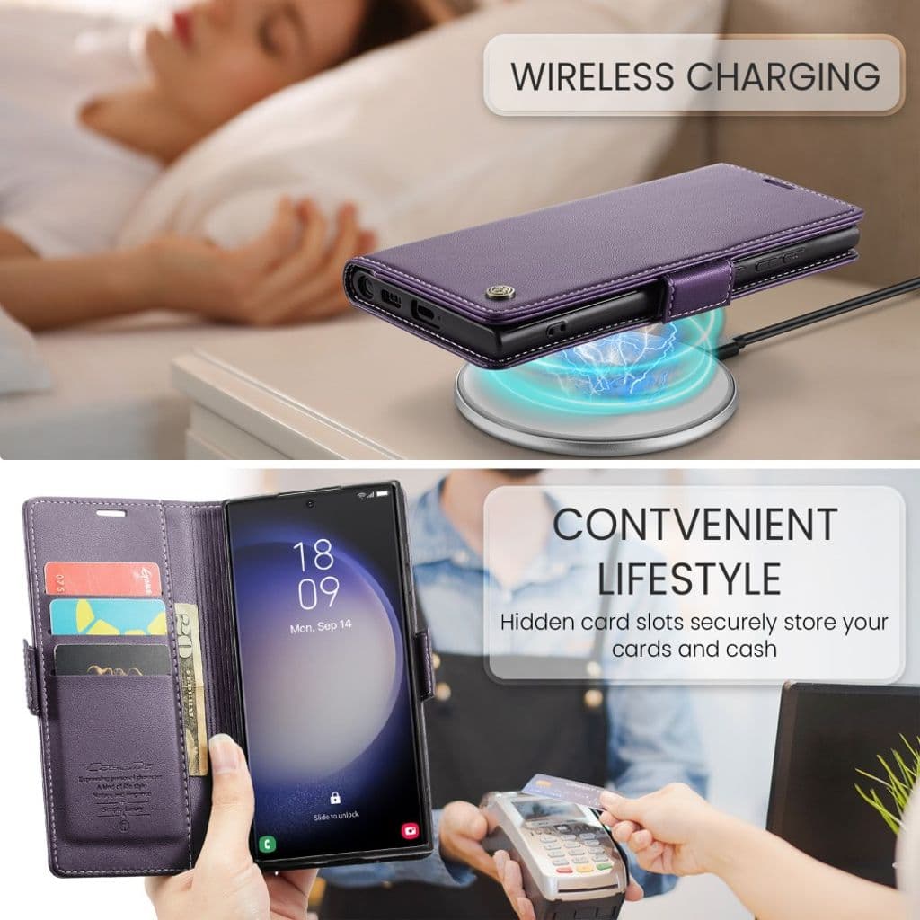 CASEME Samsung Galaxy S24 Ultra fodral - Lila