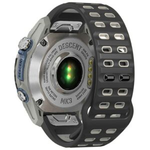 Garmin Fenix 8/E 47mm etc. Tvåfärgat klockarmband i silikon - Grå