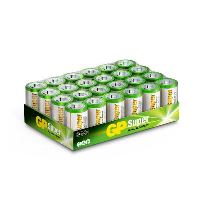14A-S24/ LR14 C-batteri - 24 Pack