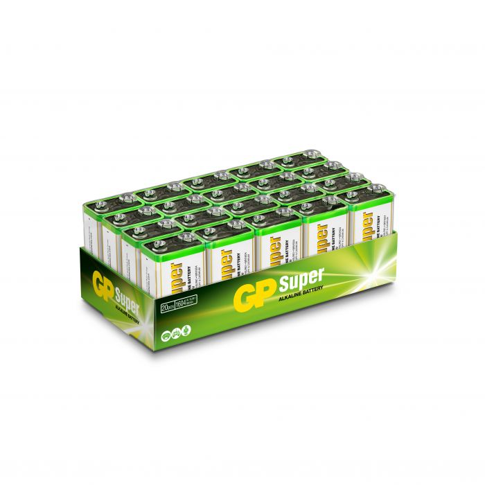 1604A-S20/ 6LF22 batteri - 20 Pack