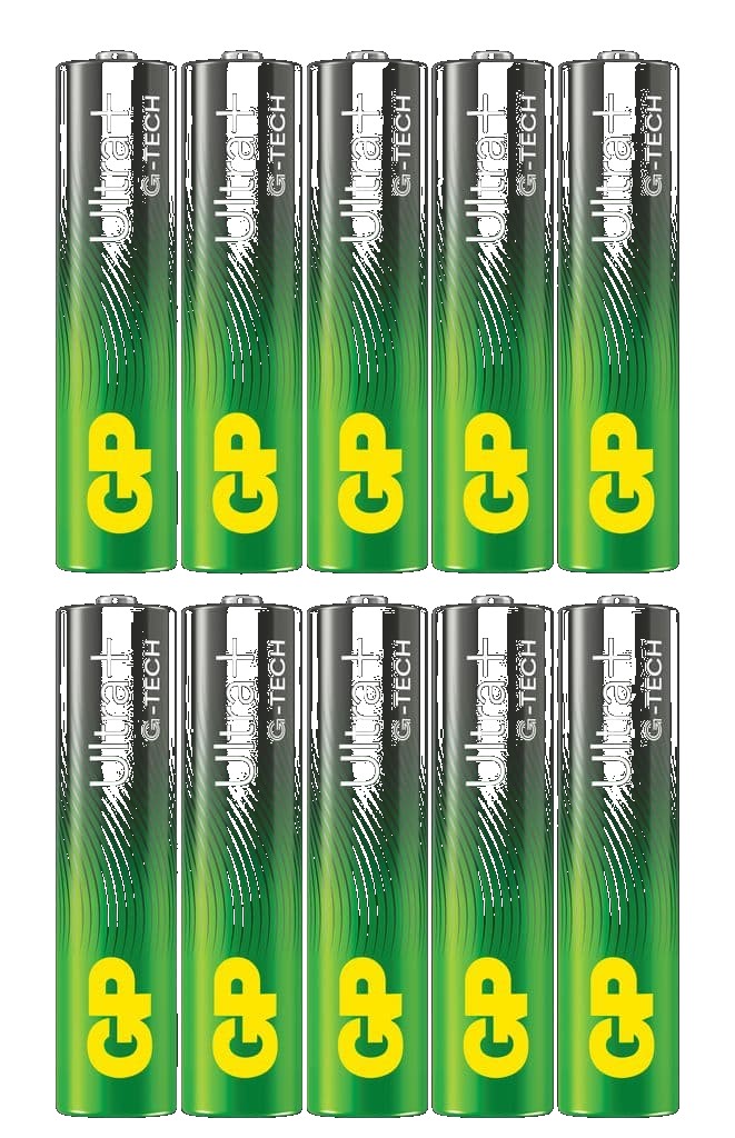 GP Ultra Plus Alkaline AAA-batteri, 24AUP/LR03, 10-pack