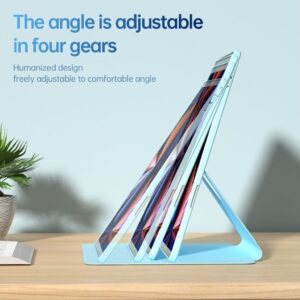 iPad 10.9" 2022 / iPad 11" 2025 Fodral med roterbart stativ - Rosa