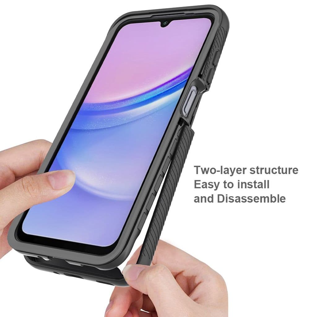 Samsung Galaxy A16 Skal med 360 skydd- Svart