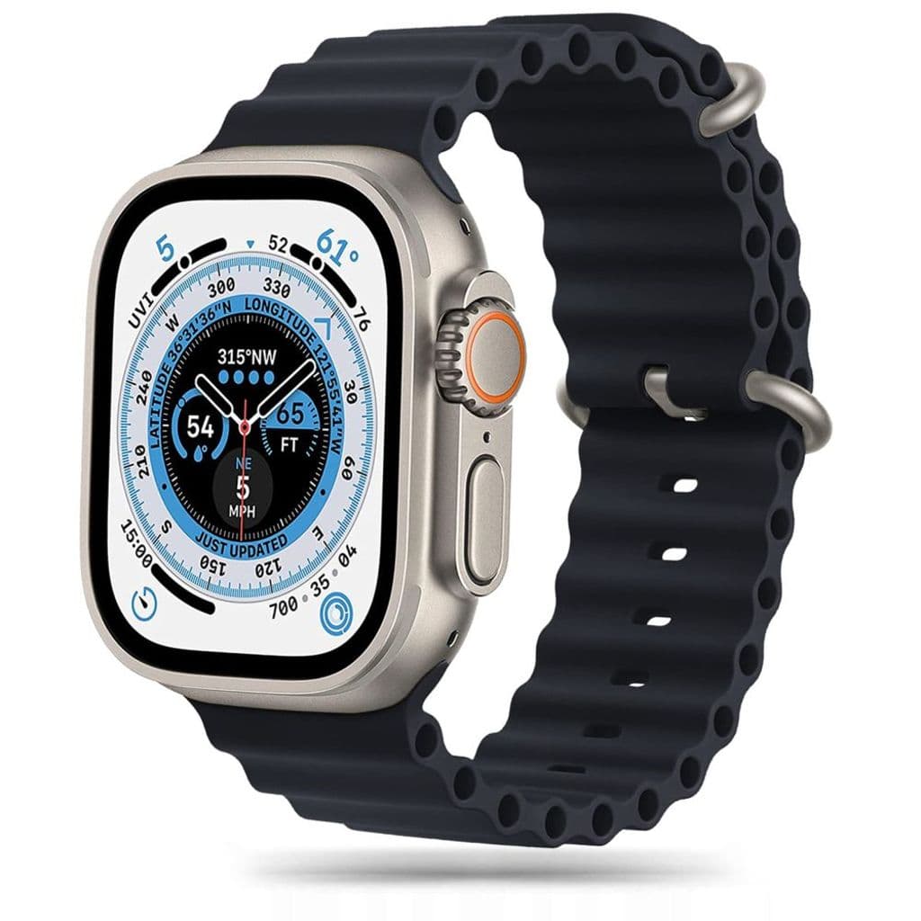 Tech-Protect IconBand Pro Kockarmband till Apple Watch 42/44/45/49 mm - Svart