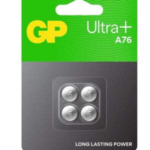 GP Ultra Plus Alkaline knappcell LR44/A76 10-pack