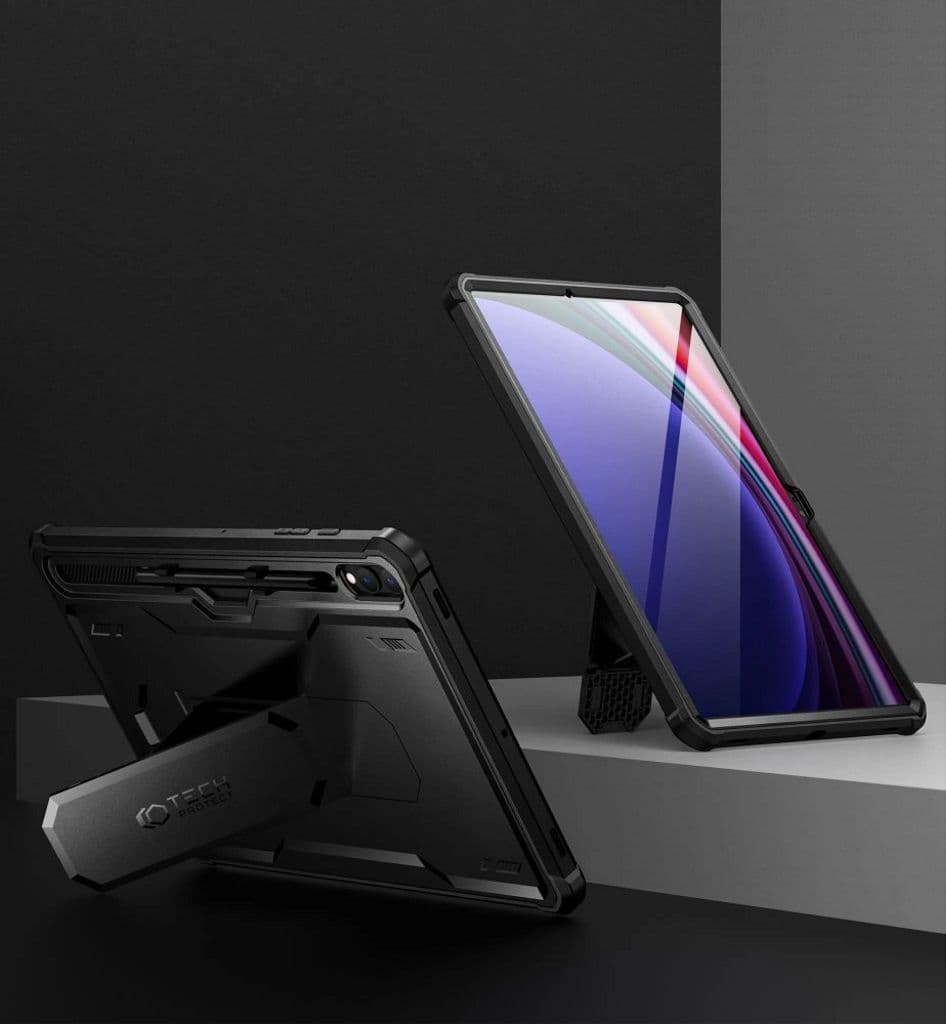 Tech-Protect Samsung Galaxy Tab S9+ 12.4" Kevlar Pro Skal - Svart