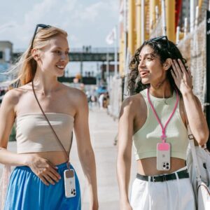 Tech-Protect C5S crossbody justerbar telefonrem – svart