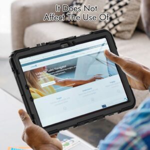 Samsung Galaxy Tab S9 FE / S10 FE Skal med skärmskydd - Svart