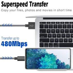 SiGN Skin USB-C Kabel 2.4A, 12W, 0.25m - Svart/Vit