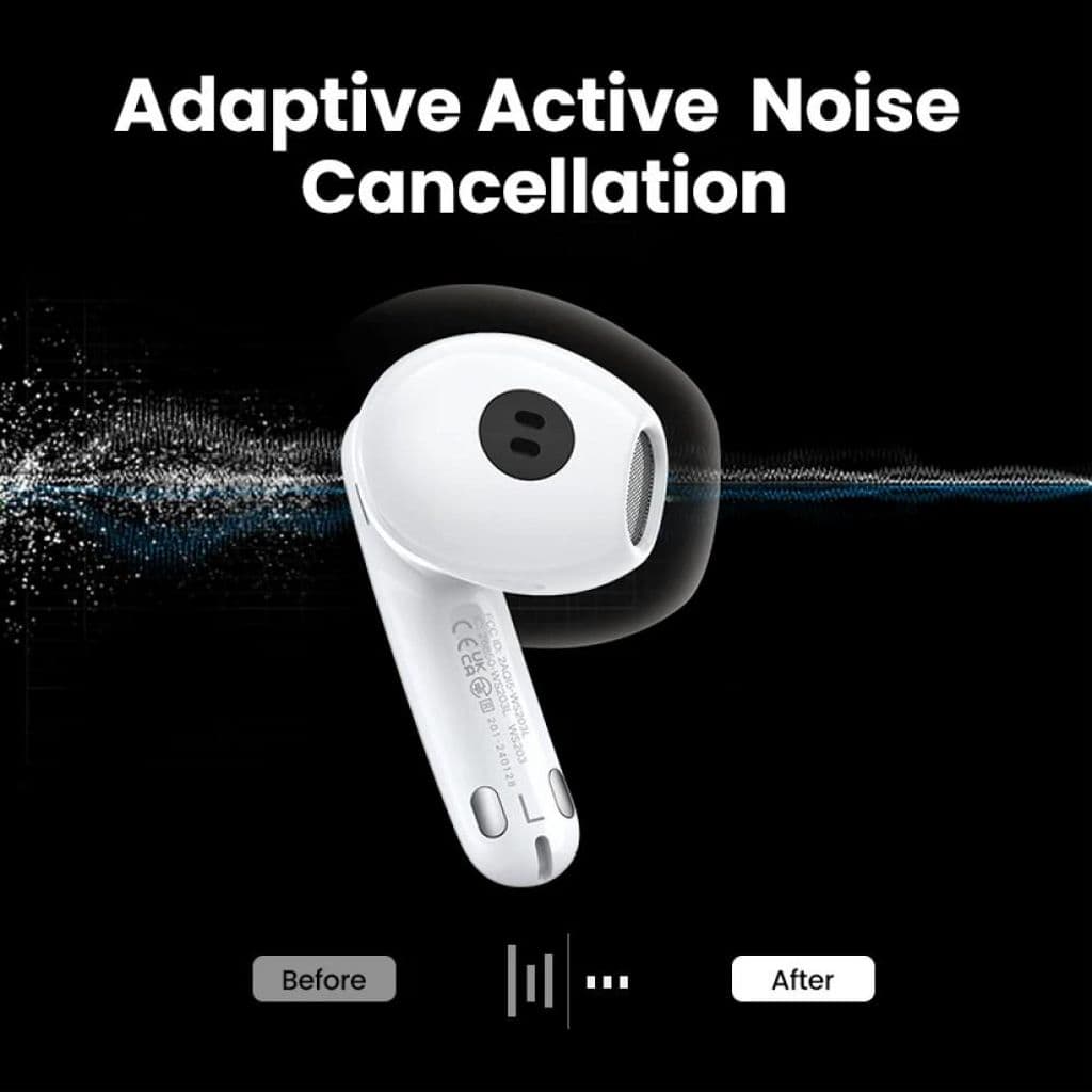 UGREEN LightBuds Pro WS215 – Trådlösa in-ear-hörlurar, Vit - Bild 4