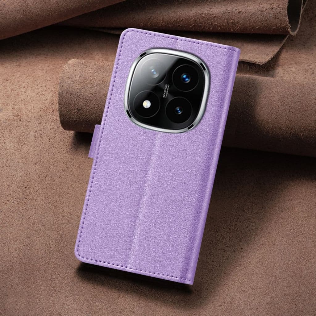 BINFEN COLOR Xiaomi Redmi Note 14 Pro / Pro+ 5G Plånboksfodral - Lila