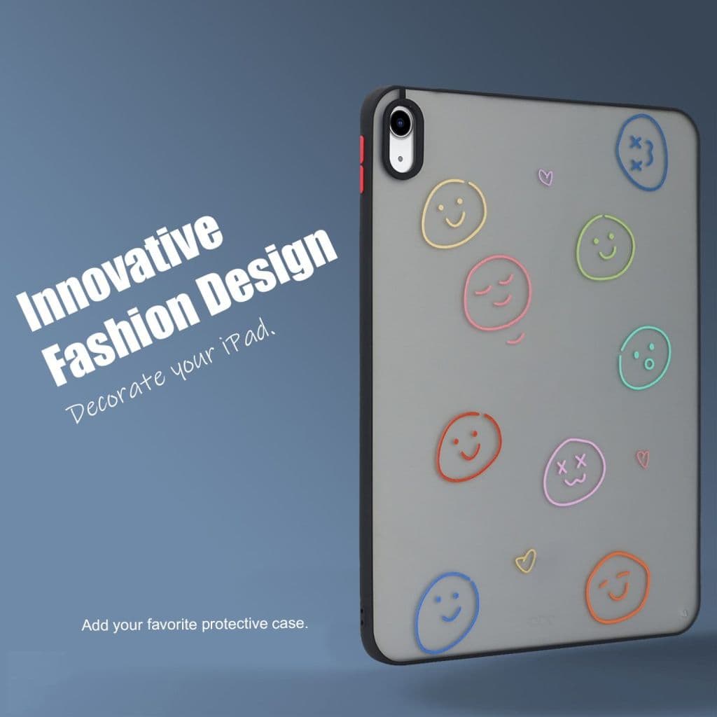 iPad 10.9" 2022 / iPad 11" 2025 skal med tryck - Smiley