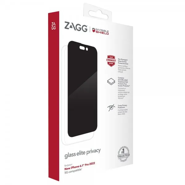 InvisibleShield Glass Privacy Edge Skärmskydd för iPhone 14 Pro Max