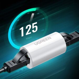 Ugreen RJ45 Ethernet-kontakt - Vit