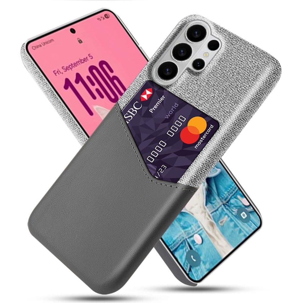 Samsung Galaxy S26 Ultra Skal med Kortfack - Grå