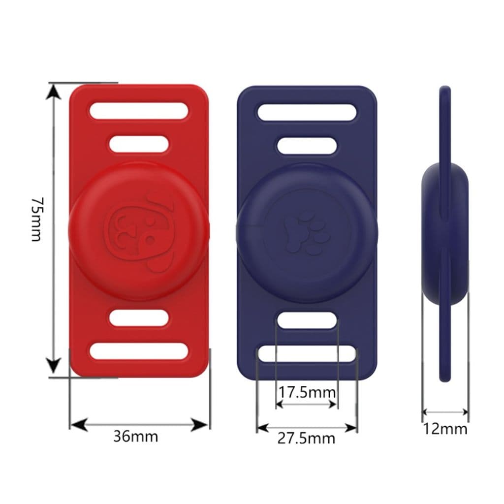 Apple AirTag Skal för Djurhalsband med Lock - Luminous Green
