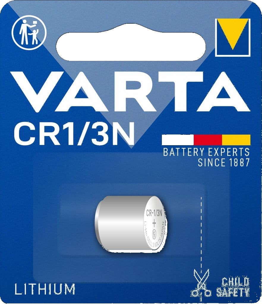 Batteri till VARTA Lithium Coin knappcellsbatteri CR1/3N, 3V