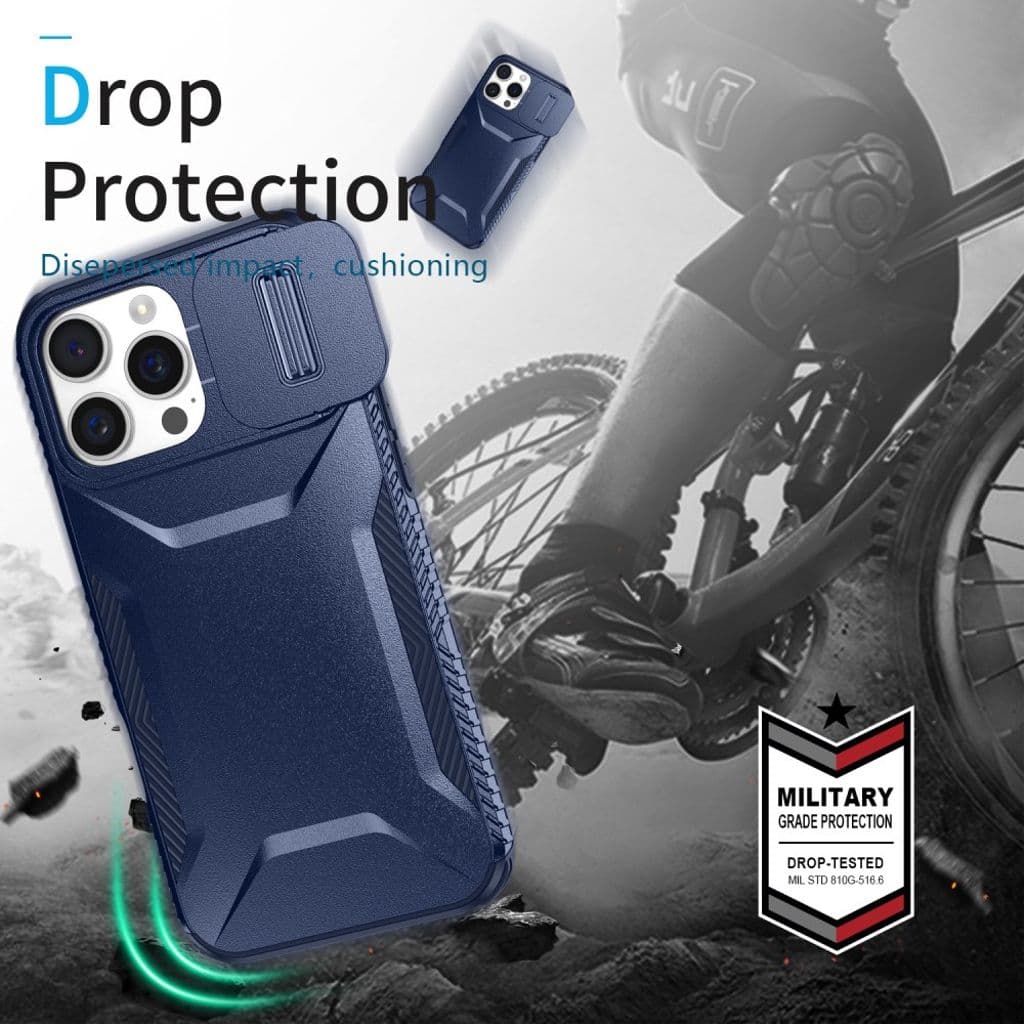 iPhone 16 Pro Camshield Skal - Blå