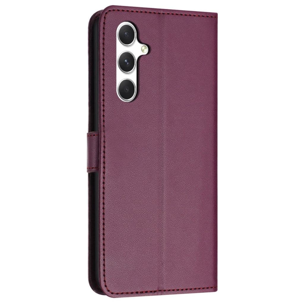 Samsung Galaxy S25 / S24 Plånboksfodral med handrem - Lila