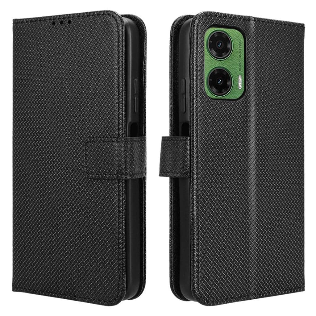 Motorola Moto G35 5G fodral med stativ - Svart
