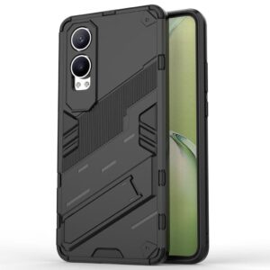 OnePlus Nord CE4 Lite 5G / Oppo K12x 5G skal med stativ - Svart